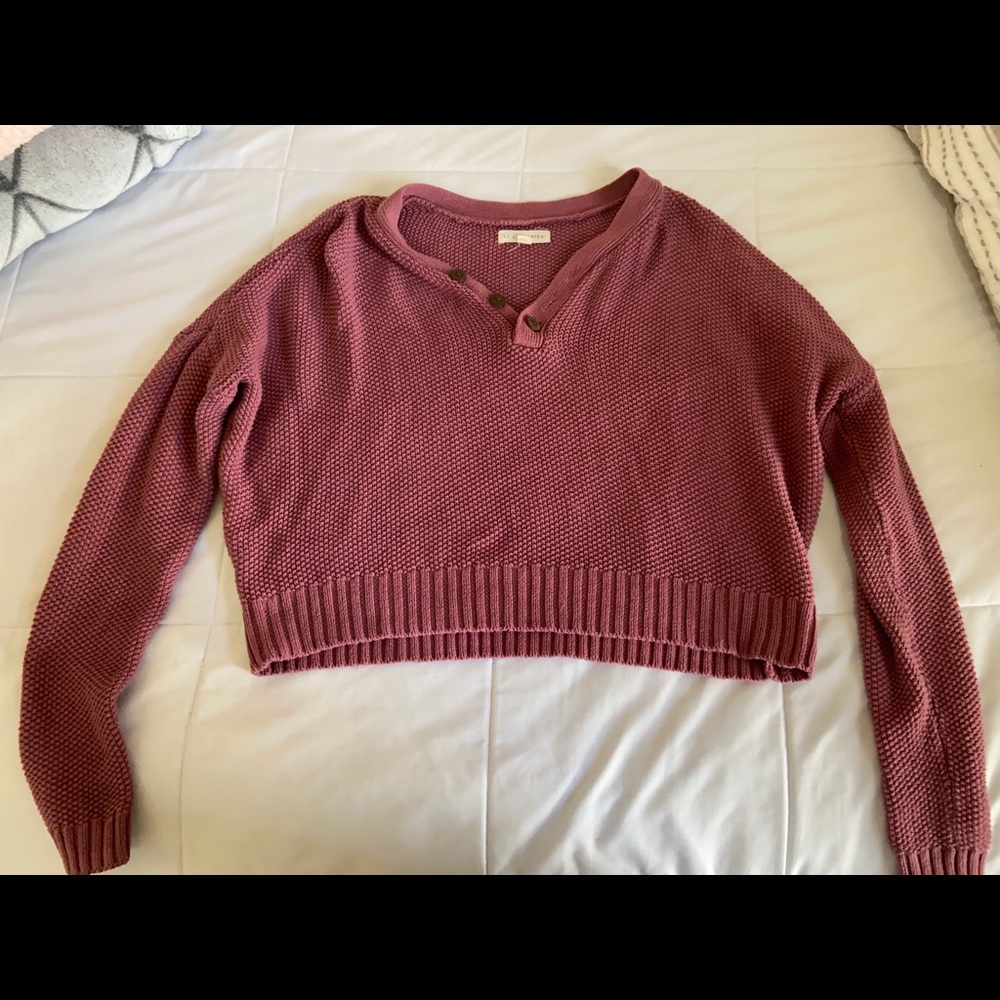 Cropped sweater